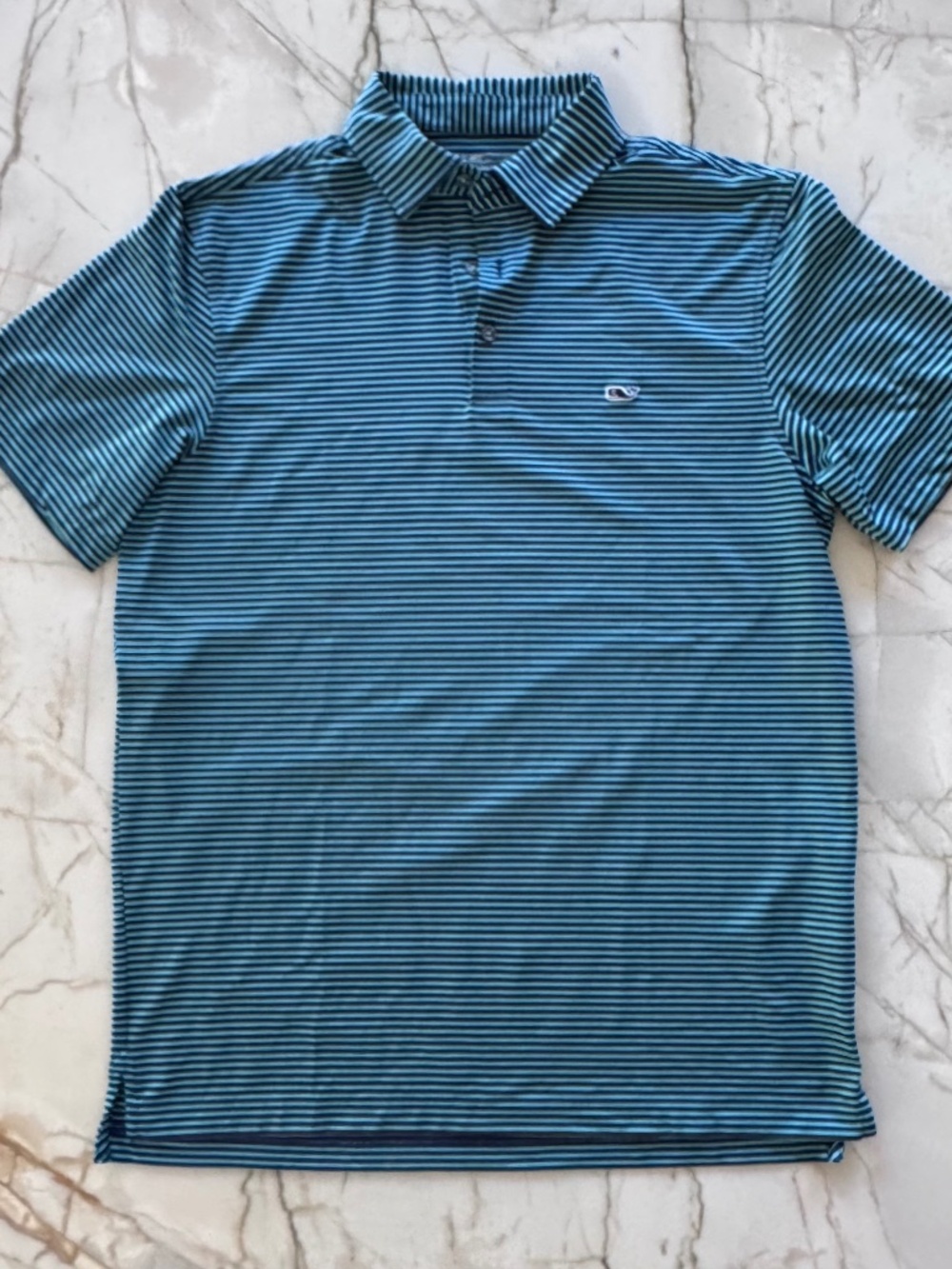 Vineyard Vines On-The-Go Sankaty Polo navy/teal
